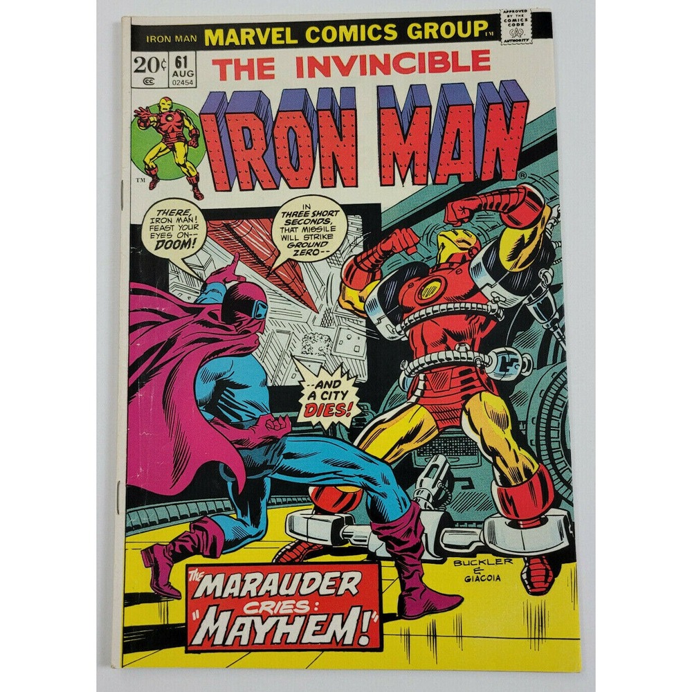 THE INVINCIBLE IRON MAN #61 - VS THE MARAUDER (1973)